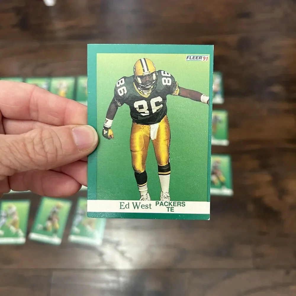 1991 Green Bay Packers Football Card Lot Of  29 Trading Cards